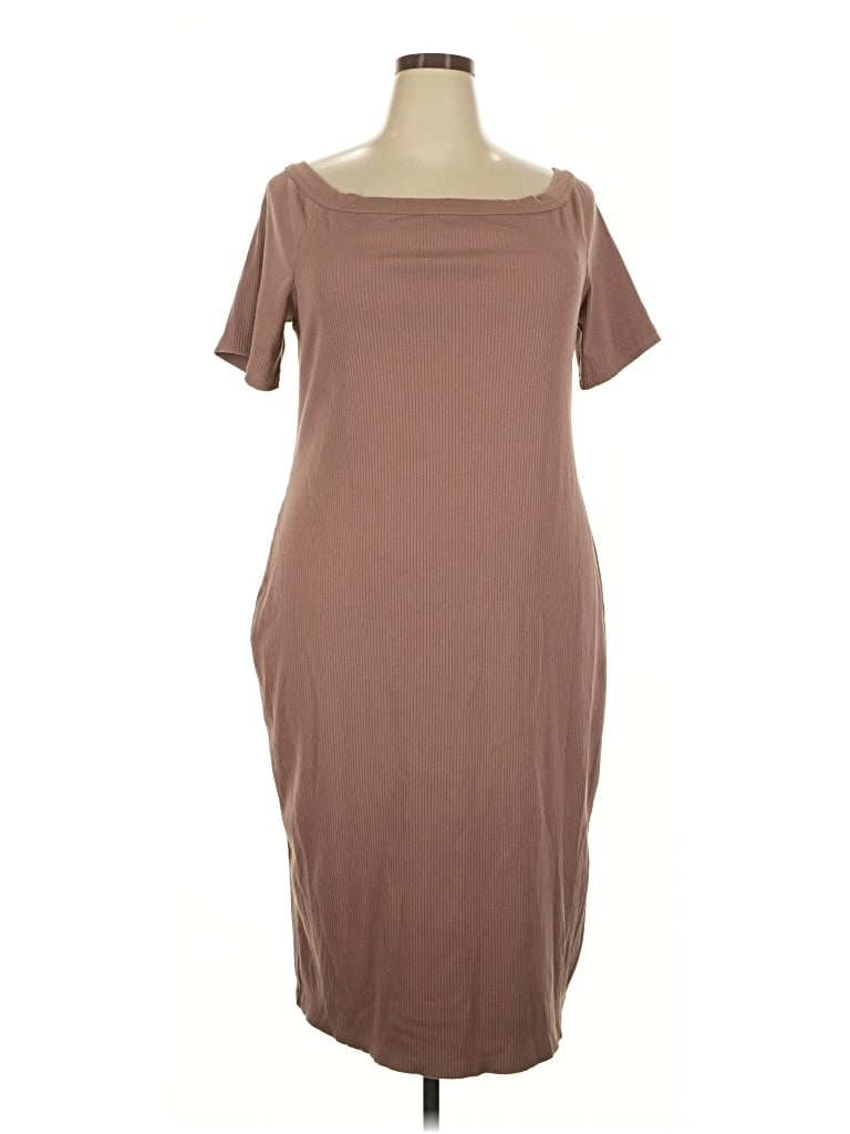 Universal Thread Casual Dress In Brown