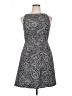 Tory Burch Paisley Gray Cocktail Dress Size 14 - photo 1