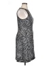 Tory Burch Paisley Gray Cocktail Dress Size 14 - photo 4