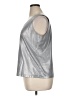 Chico's Metallic Silver Sleeveless T-Shirt Size XL (3) - photo 5