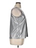 Chico's Metallic Silver Sleeveless T-Shirt Size XL (3) - photo 4