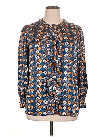 Tory Burch 3/4 Sleeve Silk Top (view 1)