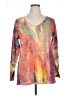Soft Surroundings Tie-dye Orange Pullover Sweater Size XL - photo 1