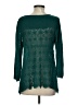 Knitted & Knotted 100% Polyester Teal 3/4 Sleeve Blouse Size S - photo 2