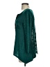 Knitted & Knotted 100% Polyester Teal 3/4 Sleeve Blouse Size S - photo 5