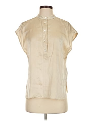 Banana Republic Short Sleeve Silk Top (view 1)