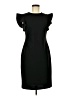 Calvin Klein Solid Black Cocktail Dress Size 6 - photo 1