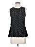 Ann Taylor LOFT 100% Polyester Black Sleeveless Blouse Size S - photo 1
