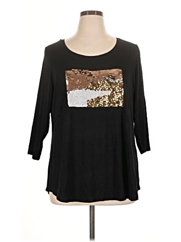 Jane and Delancey 3/4 Sleeve Top (view 1)