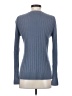 Pure Amici 100% Cashmere Blue Cashmere Pullover Sweater Size S - photo 2