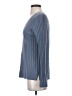 Pure Amici 100% Cashmere Blue Cashmere Pullover Sweater Size S - photo 5
