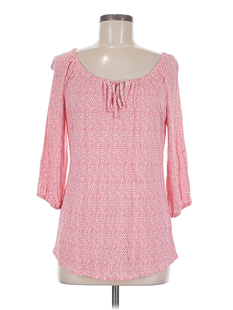 Pre-owned Old Navy 3/4 Sleeve Blouse In Pink