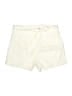 Express 100% Cotton Solid Ivory Shorts Size 12 - photo 1