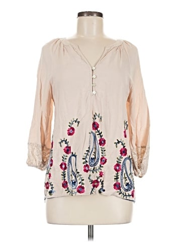 Figueroa & Flower 3/4 Sleeve Blouse (view 1)