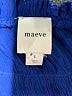 Maeve 100% Viscose Blue Short Sleeve Blouse Size S - photo 7