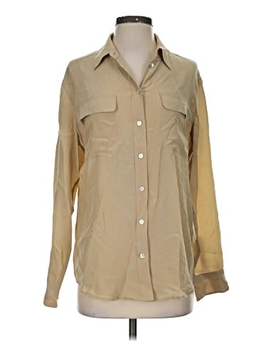 Equipment Long Sleeve Button-Down Shirt (view 1)
