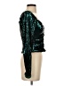 Express Teal Long Sleeve Top Size S - photo 4