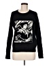 Unbranded Graphic Black Pullover Sweater Size M (estimated) - photo 1