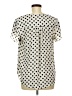 41Hawthorn 100% Polyester Polka Dots Ivory Short Sleeve Blouse Size M - photo 2