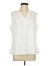 Blooming Jelly Ivory Sleeveless Blouse Size L - photo 1