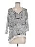 CAbi Gray 3/4 Sleeve Blouse Size M - photo 1