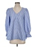 Tuckernuck Blue Long Sleeve Blouse Size S - photo 1