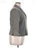 Miss Dorby Chevron-herringbone Gray Blazer Size 16 - photo 4