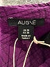 Aligne Purple 3/4 Sleeve Blouse Size UK 10 / US 6 - photo 7