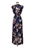 Splendid 100% Rayon Floral Blue Casual Dress Size M - photo 2