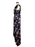 Splendid 100% Rayon Floral Blue Casual Dress Size M - photo 5