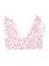 Shein Hearts White Swimsuit Top Size L - photo 2