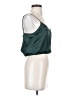 Reset 100% Rayon Teal Sleeveless Blouse Size S - photo 4