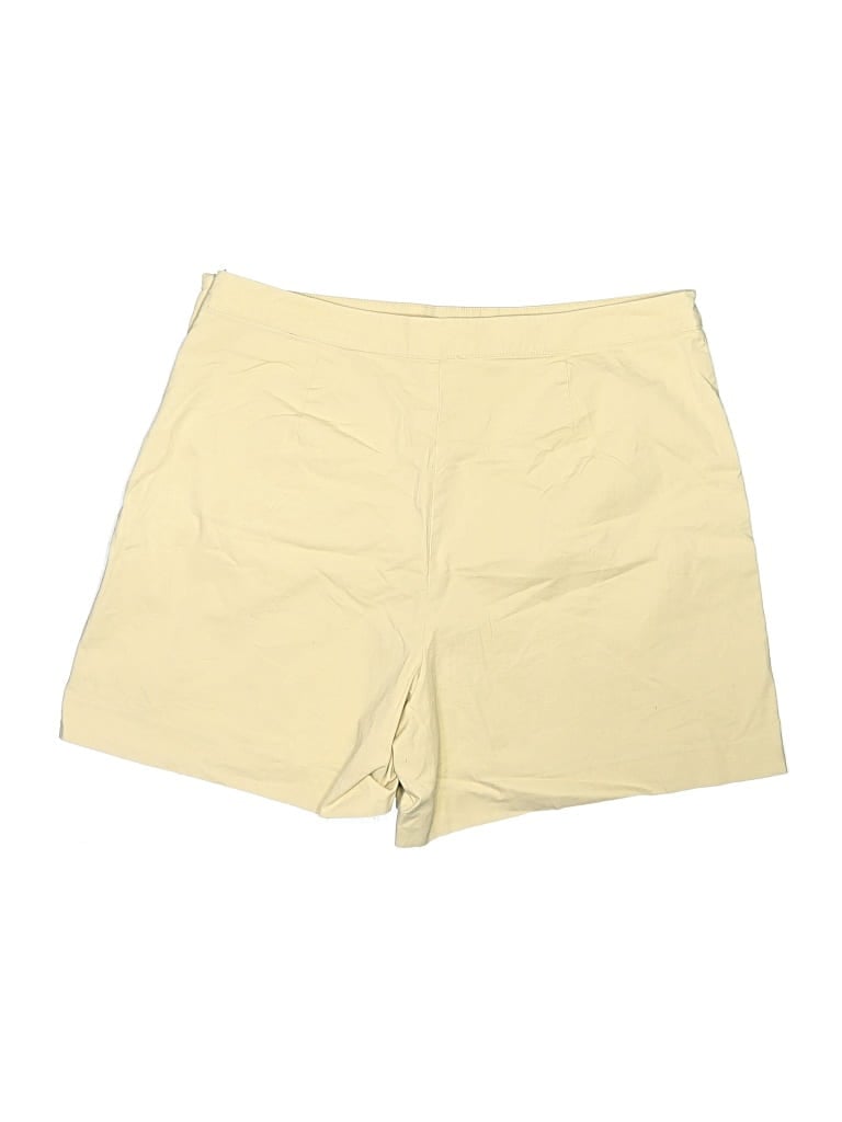 Pre-owned Boston Proper Khaki Shorts In Yellow