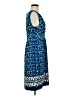Max Studio Print Blue Casual Dress Size M - photo 4