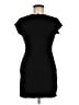 Aqua Solid Black Casual Dress Size M - photo 1