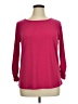 Susan Graver Pink Long Sleeve Blouse Size L (petite) - photo 1