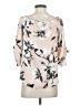 Aqua 100% Polyester Pink 3/4 Sleeve Blouse Size S - photo 2