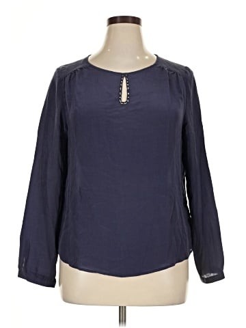 Coldwater Creek Long Sleeve Silk Top (view 1)