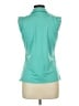 Sigrid Olsen Teal Short Sleeve Polo Size L - photo 2