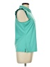 Sigrid Olsen Teal Short Sleeve Polo Size L - photo 4