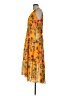 Eliza J 100% Polyester Print Orange Cocktail Dress Size 12 - photo 5