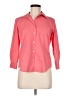 Lands' End Pink 3/4 Sleeve Button-Down Shirt Size 8 - photo 1