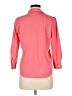 Lands' End Pink 3/4 Sleeve Button-Down Shirt Size 8 - photo 2