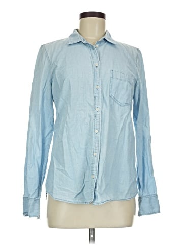 J.Crew Factory Store Long Sleeve Button-Down Shirt (view 1)