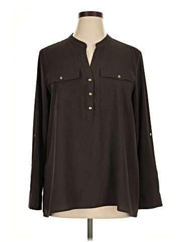 Charter Club Long Sleeve Blouse (view 1)