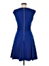 Eliza J Solid Blue Casual Dress Size 8 - photo 2