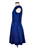 Eliza J Solid Blue Casual Dress Size 8 - photo 5