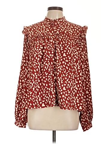 Pinch Long Sleeve Blouse (view 1)