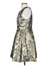 Astr Metallic Silver Cocktail Dress Size S (estimated) - photo 5