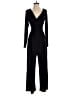 Cider Solid Black Jumpsuit Size S - photo 1